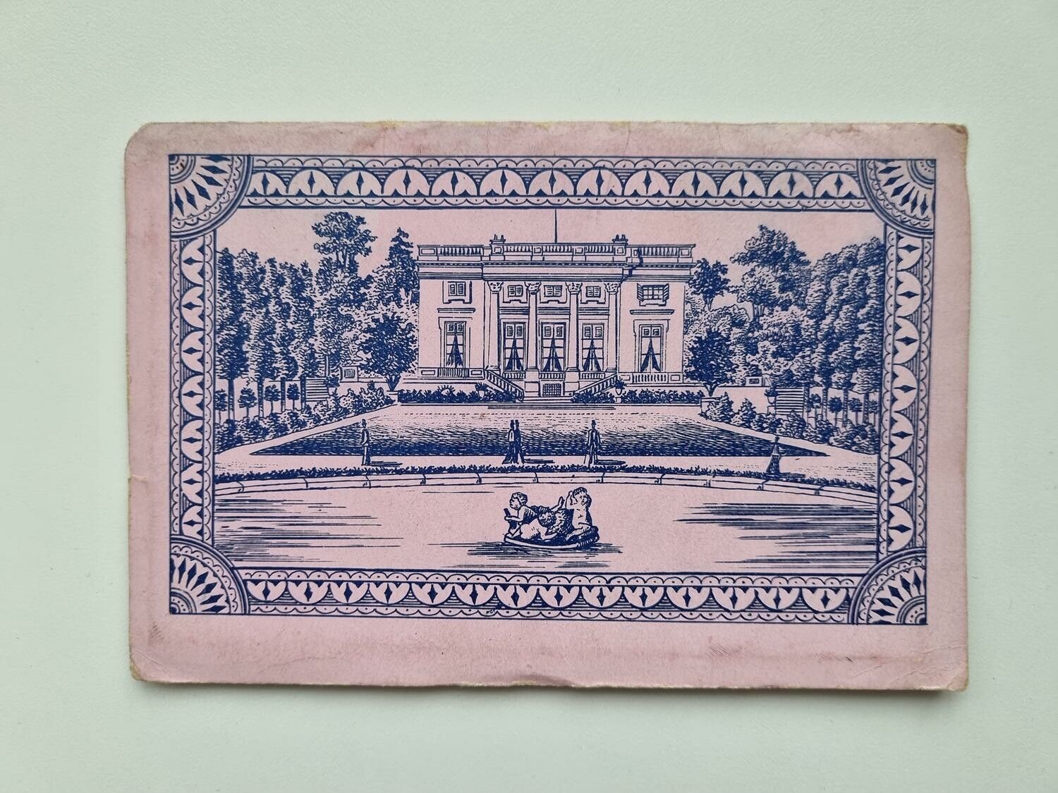 Häfte med 22 små bilder, Frankrike VERSAILLES & TRIANON