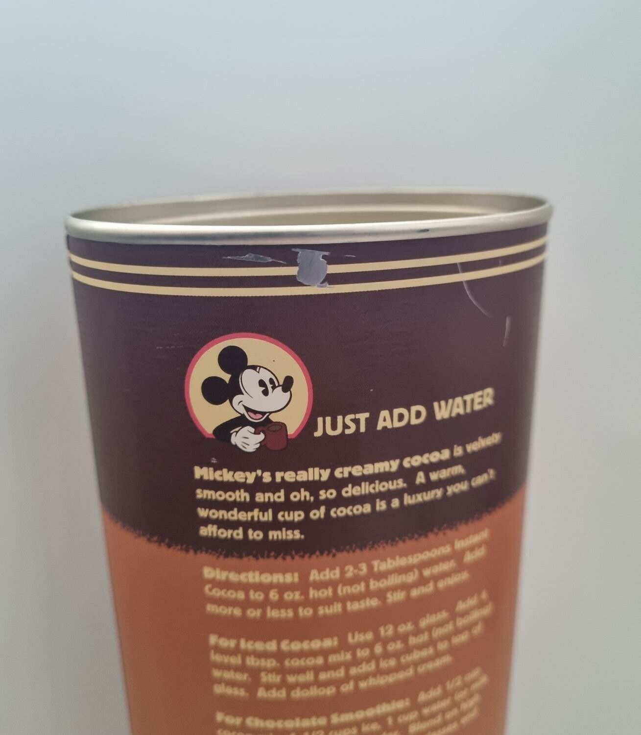 Mickey's really creamy cocoa. Kakaoburk i plåt från Disney