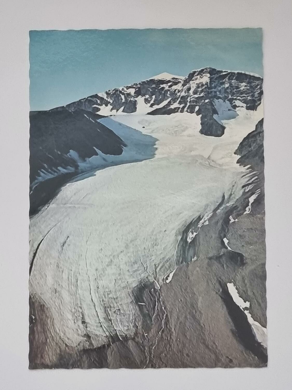 Vykort - Kebnekaise Nord- och Sydtopp och Storglaciären