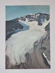 Vykort - Kebnekaise Nord- och Sydtopp och Storglaciären
