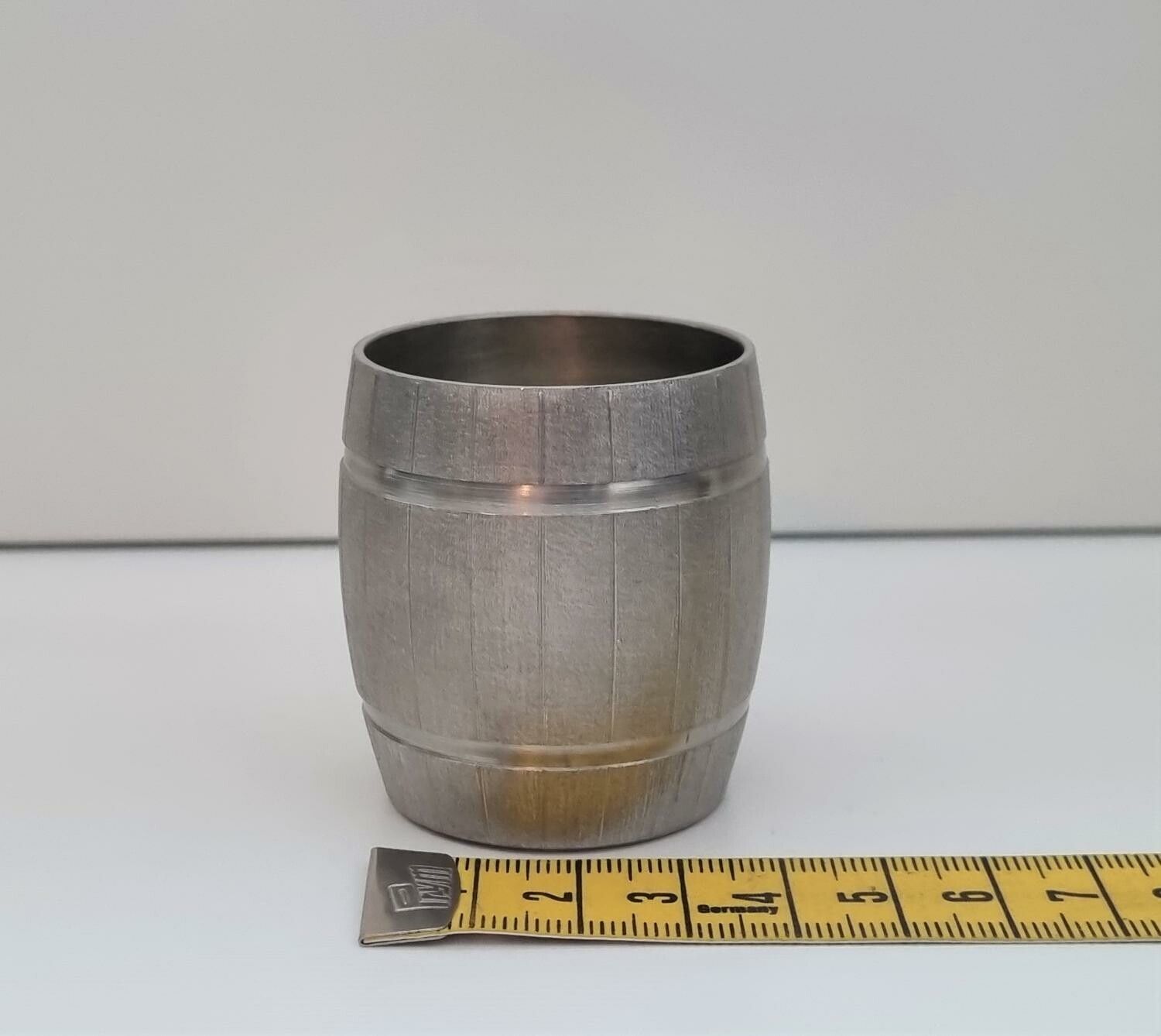 Bägare / mugg / tunna i tenn. KTS Svenskt Tenn