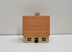 Miniatyrhus, minihus i trä (hus nr 122)