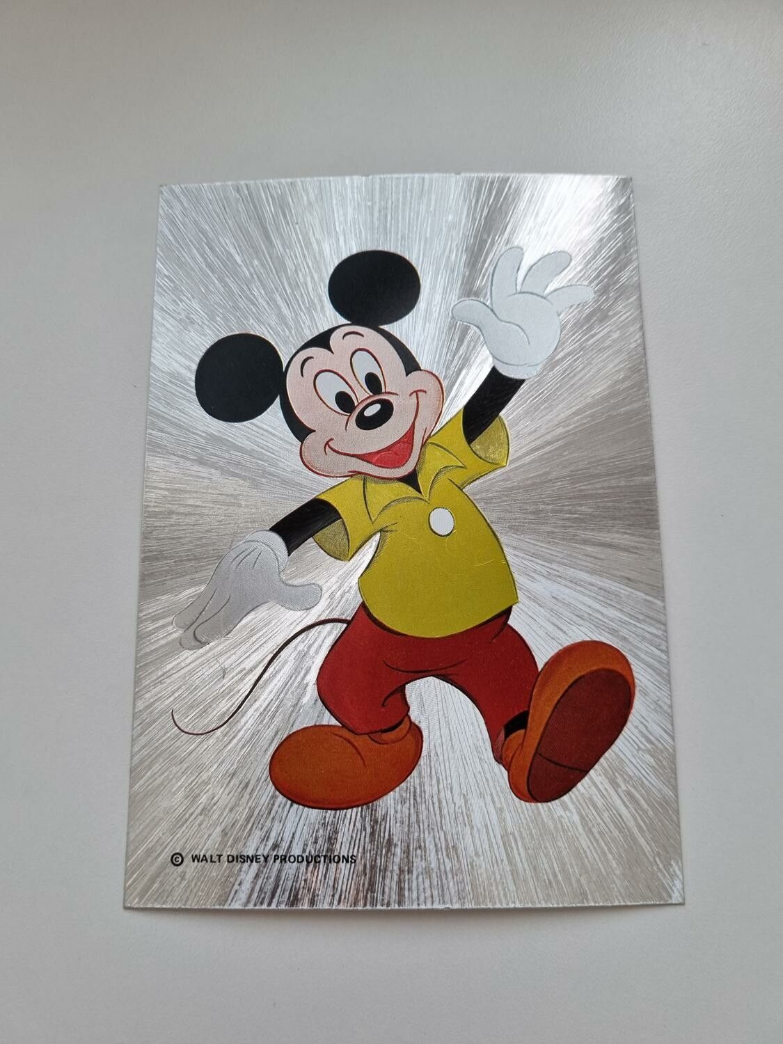 Vykort - Musse Pigg, Walt Disney Productions.