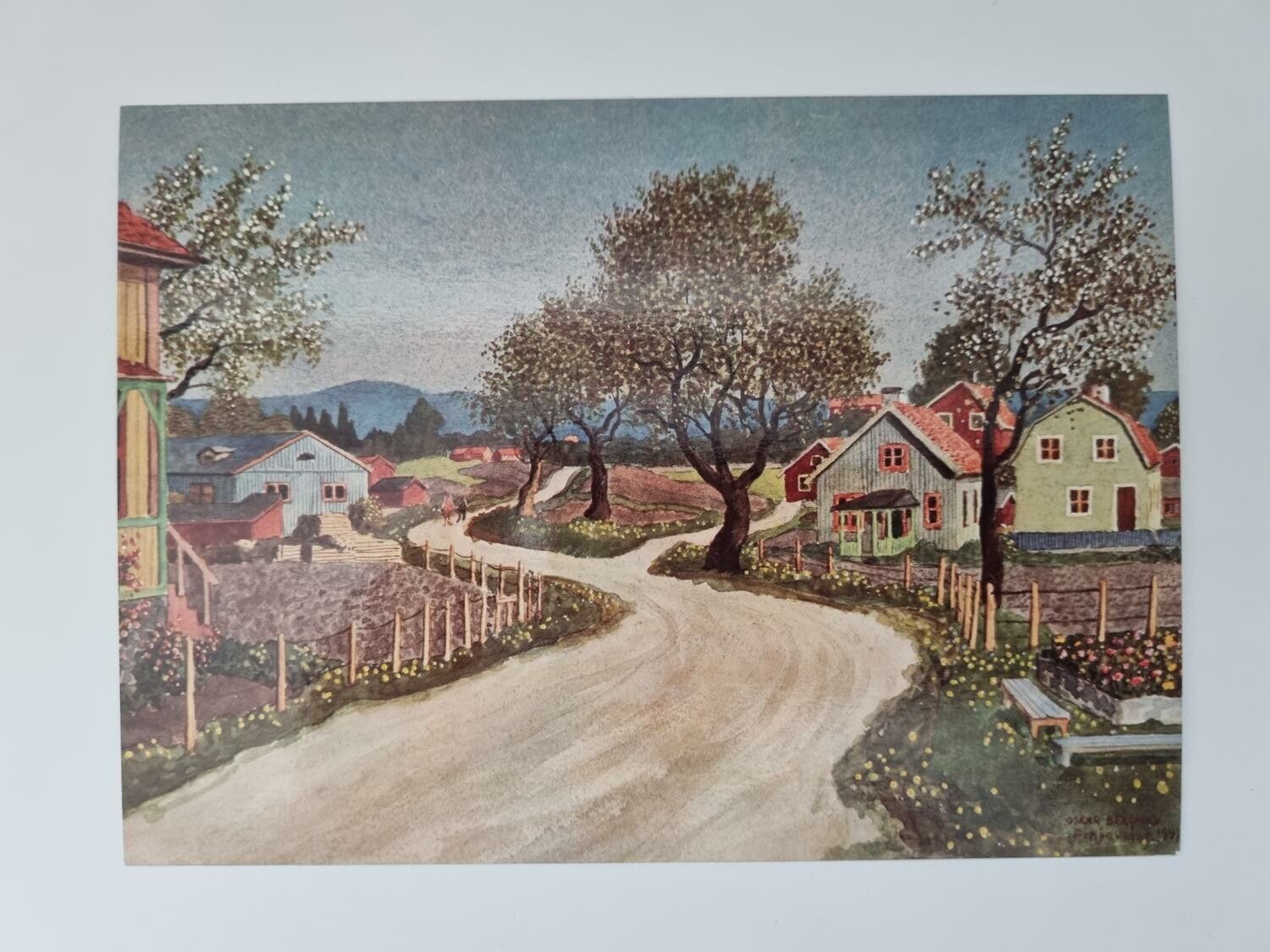 Vykort - Oskar Bergman, I maj