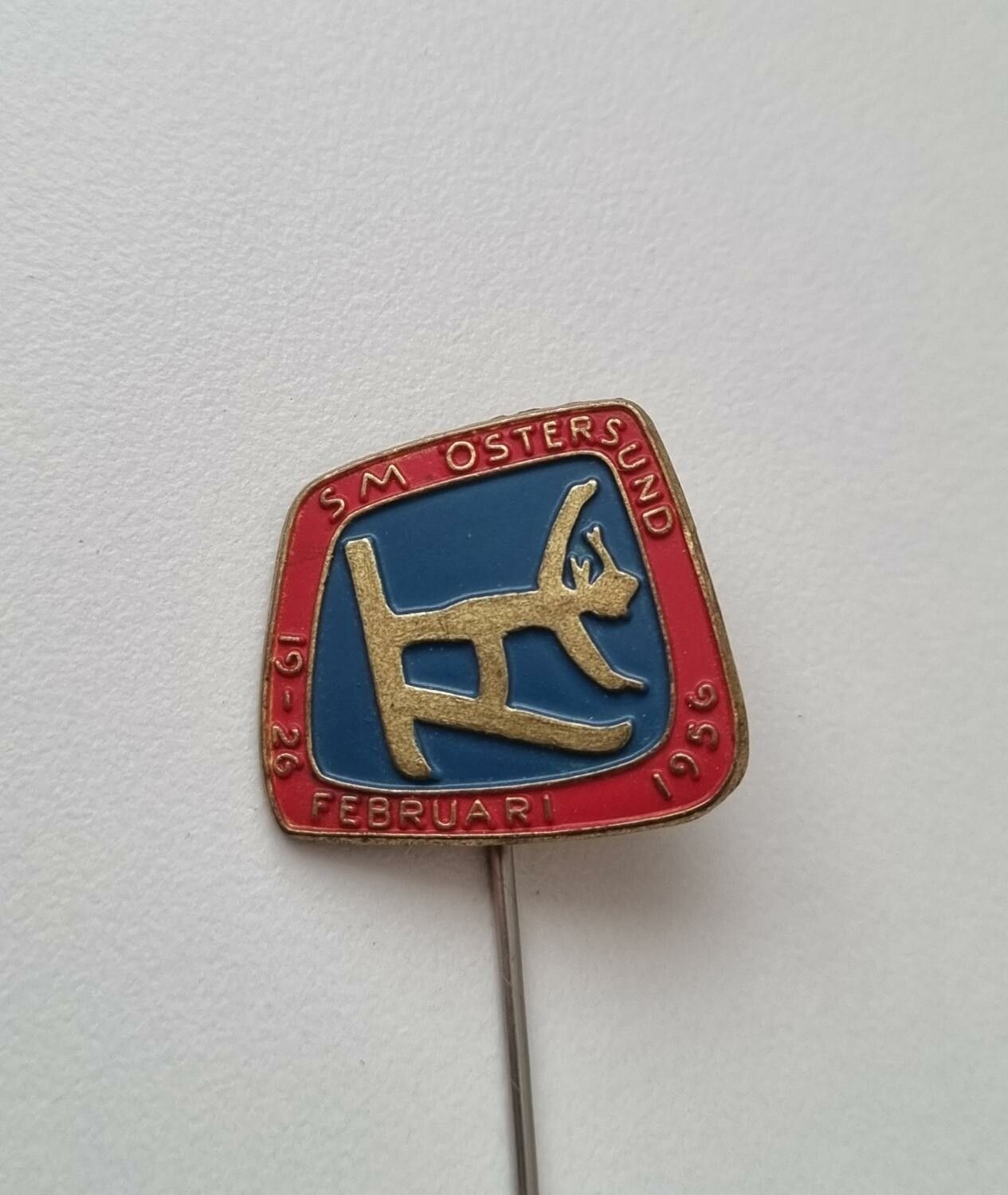 SM Östersund 1956. Pin / nålmärke