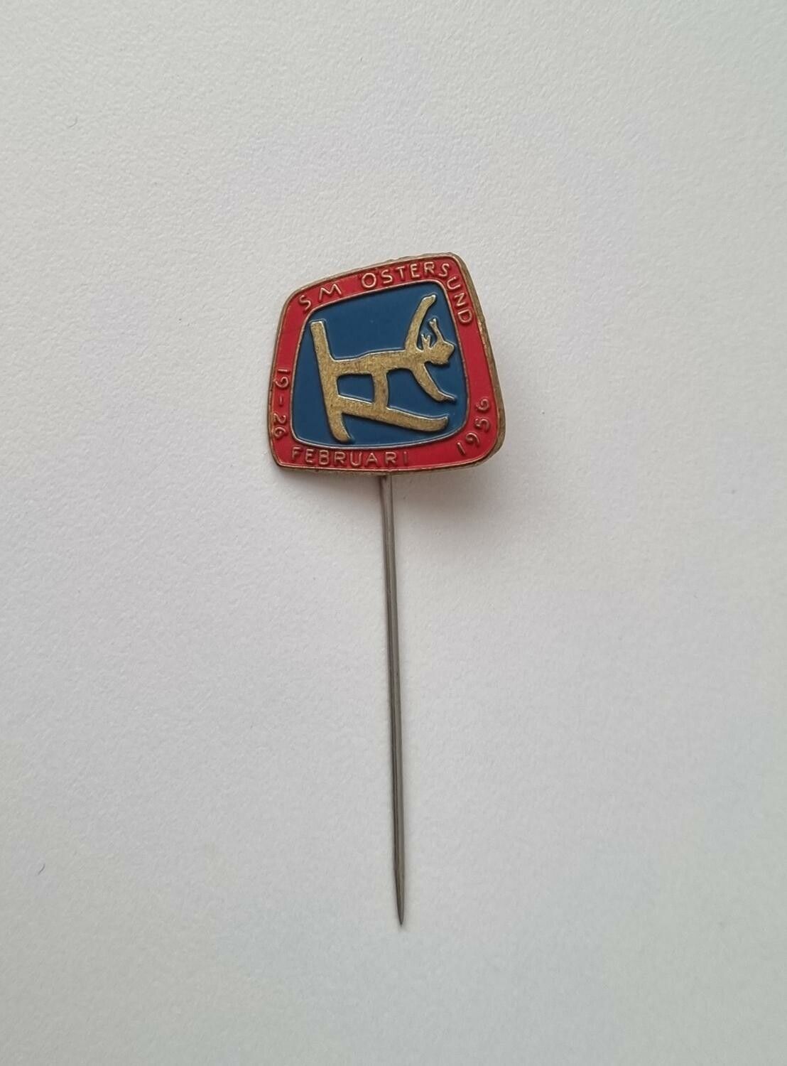 SM Östersund 1956. Pin / nålmärke