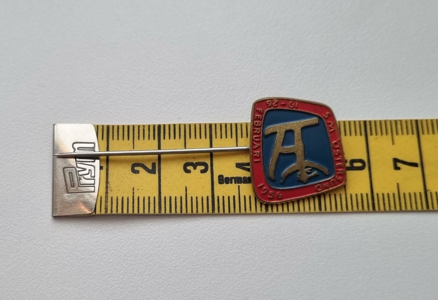 SM Östersund 1956. Pin / nålmärke