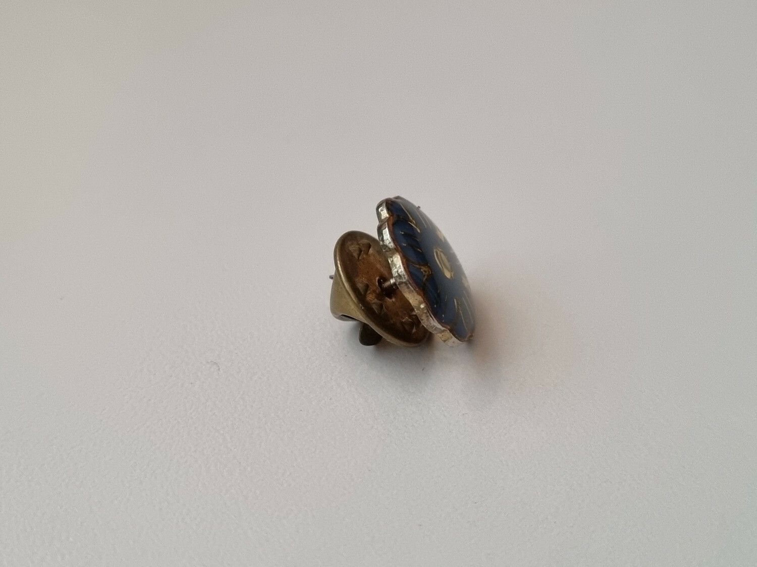 Pin blå blomma