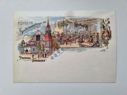 Vykort - Prippska Terrassen, Stockholmsutställningen 1897
