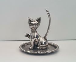 Ringhållare i form av en katt - Made in Hong Kong