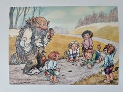 Vykort - Rolf Lidberg, Kulspelarna