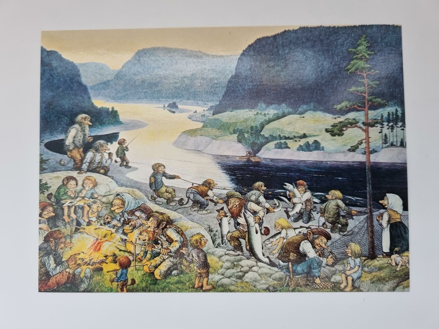 Vykort - Rolf Lidberg, Notdragning