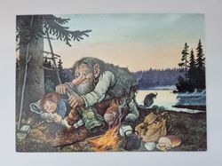 Vykort - Rolf Lidberg, Storfiskaren
