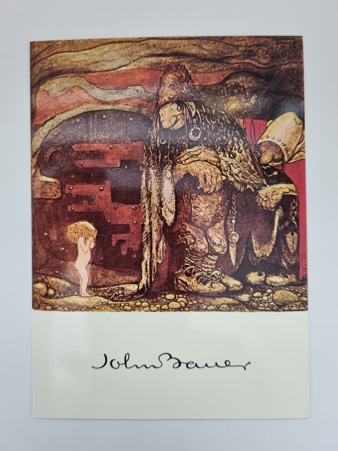 Vykort - John Bauer, Bianca Maria