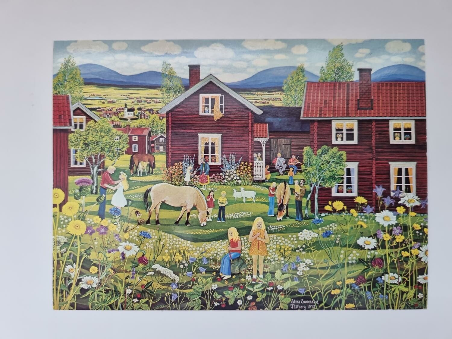 Vykort - Stina Sunesson, En sommardag