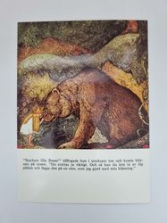 Vykort - John Bauer, Lilla Basse
