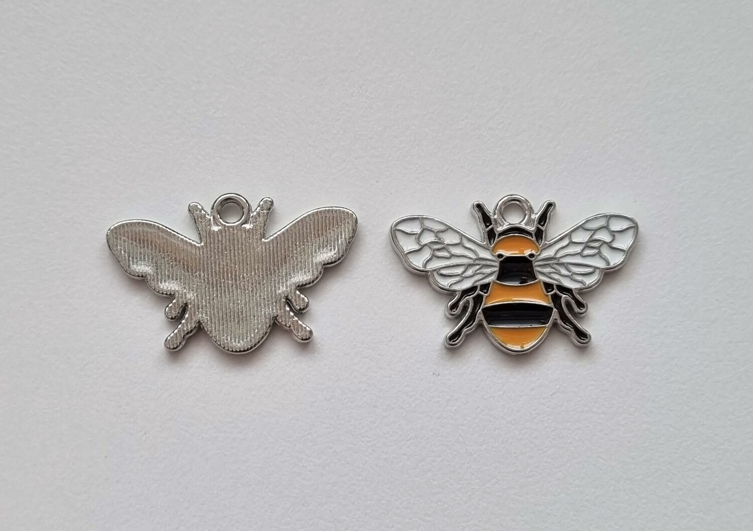 Miniatyr Charms Berlocker Bin , 2 st