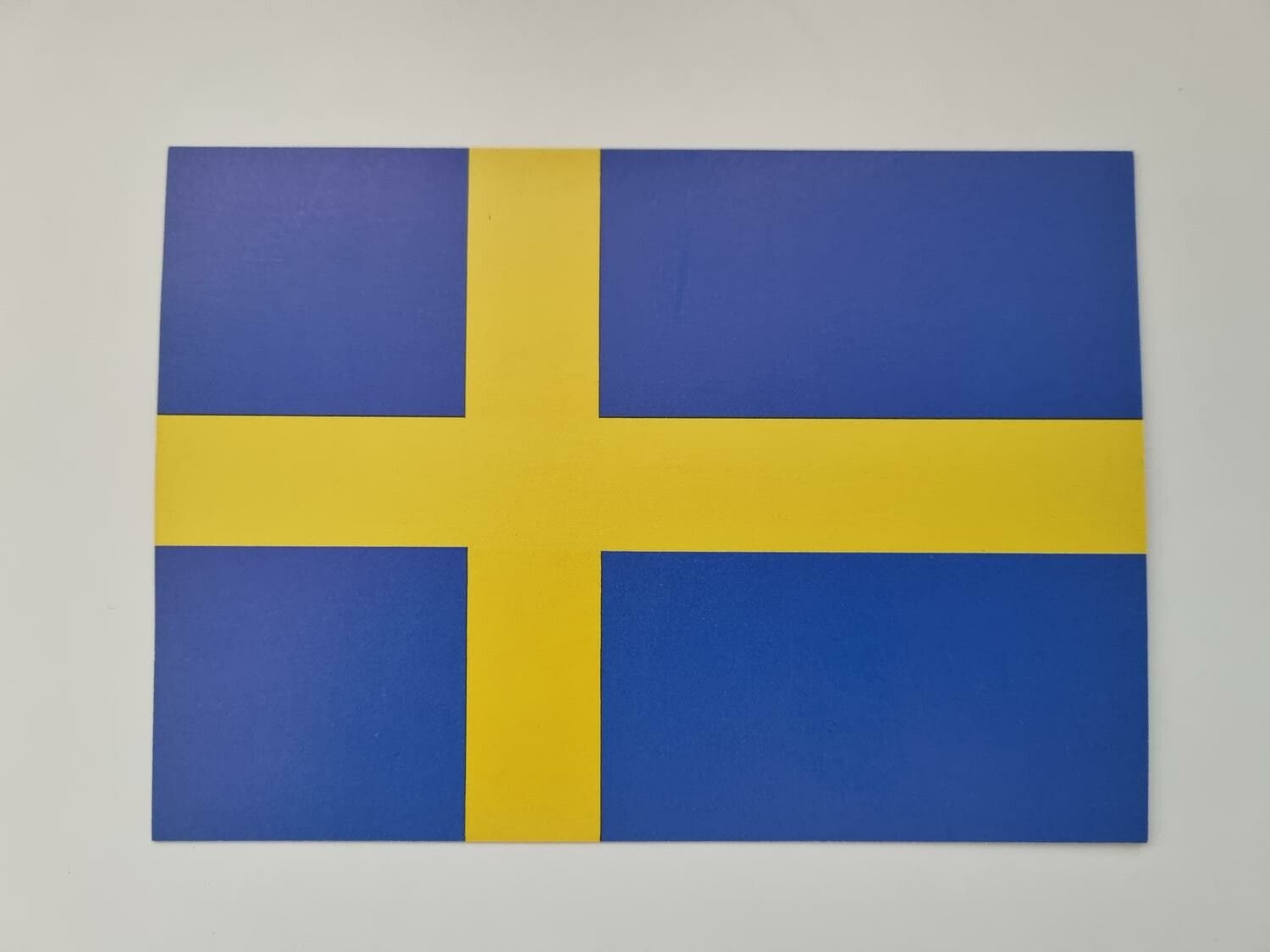 Vykort - Sverigeflagga, svenska flaggan