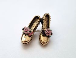 Brosch Vintage skor