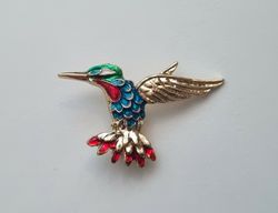 Vacker liten brosch - Fågel, fågelbrosch