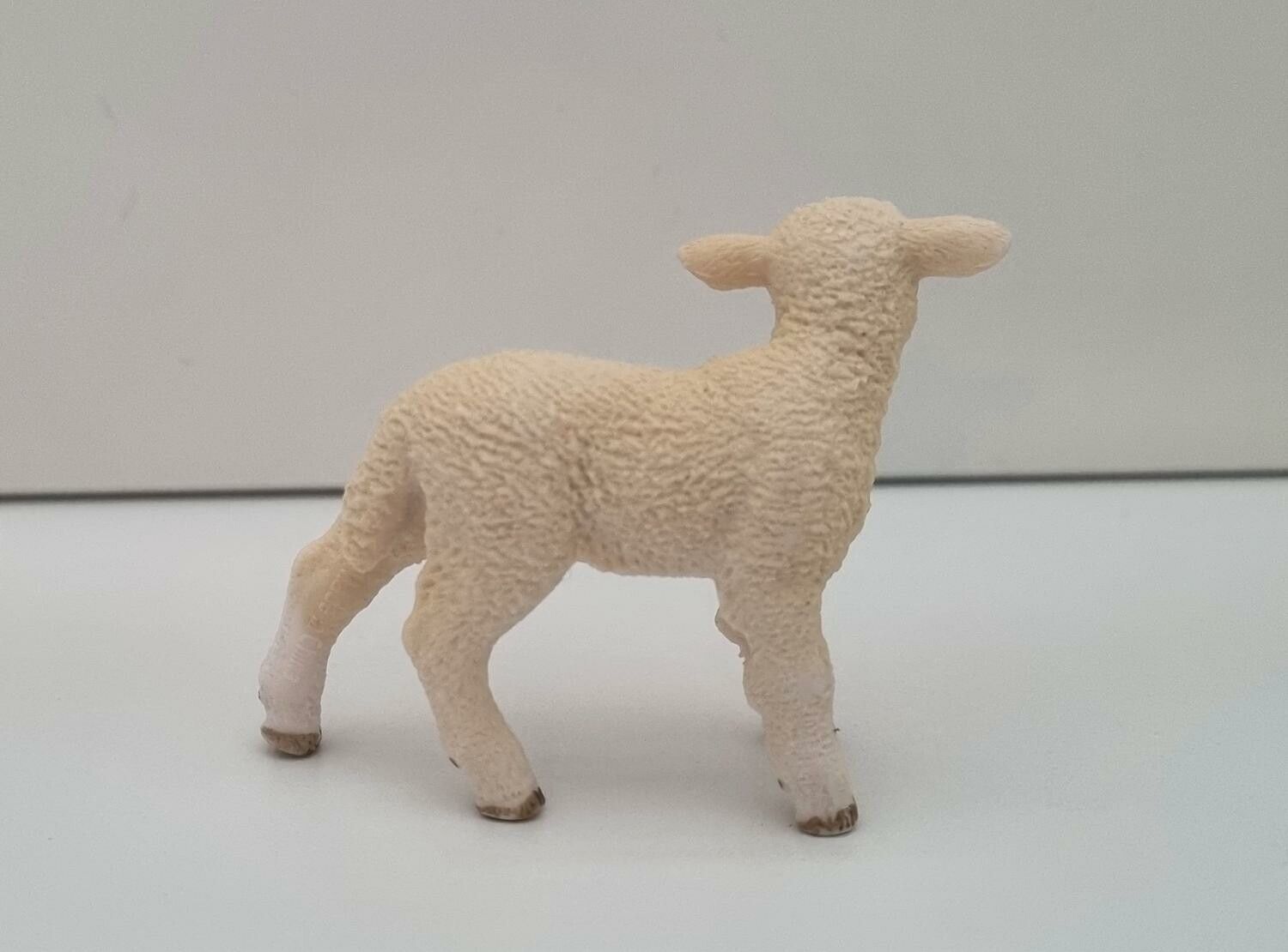 Schleich Lamm, leksaksdjur