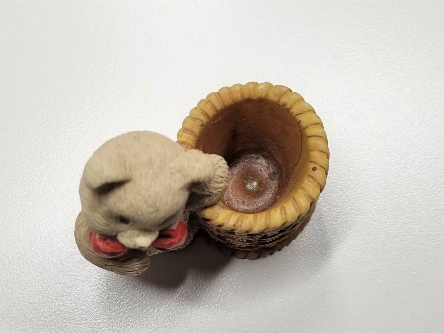 Nalle miniatyr figurin