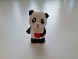 Panda miniatyr figurin