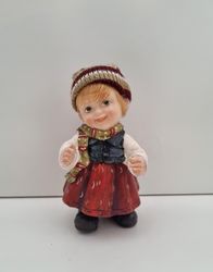 Flicka / tomtebarn - Dekoration till jul