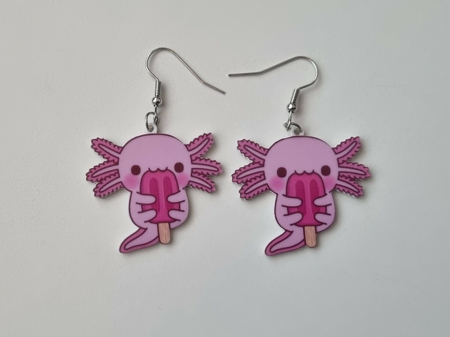 Ett par örhängen, Axolotl med glass