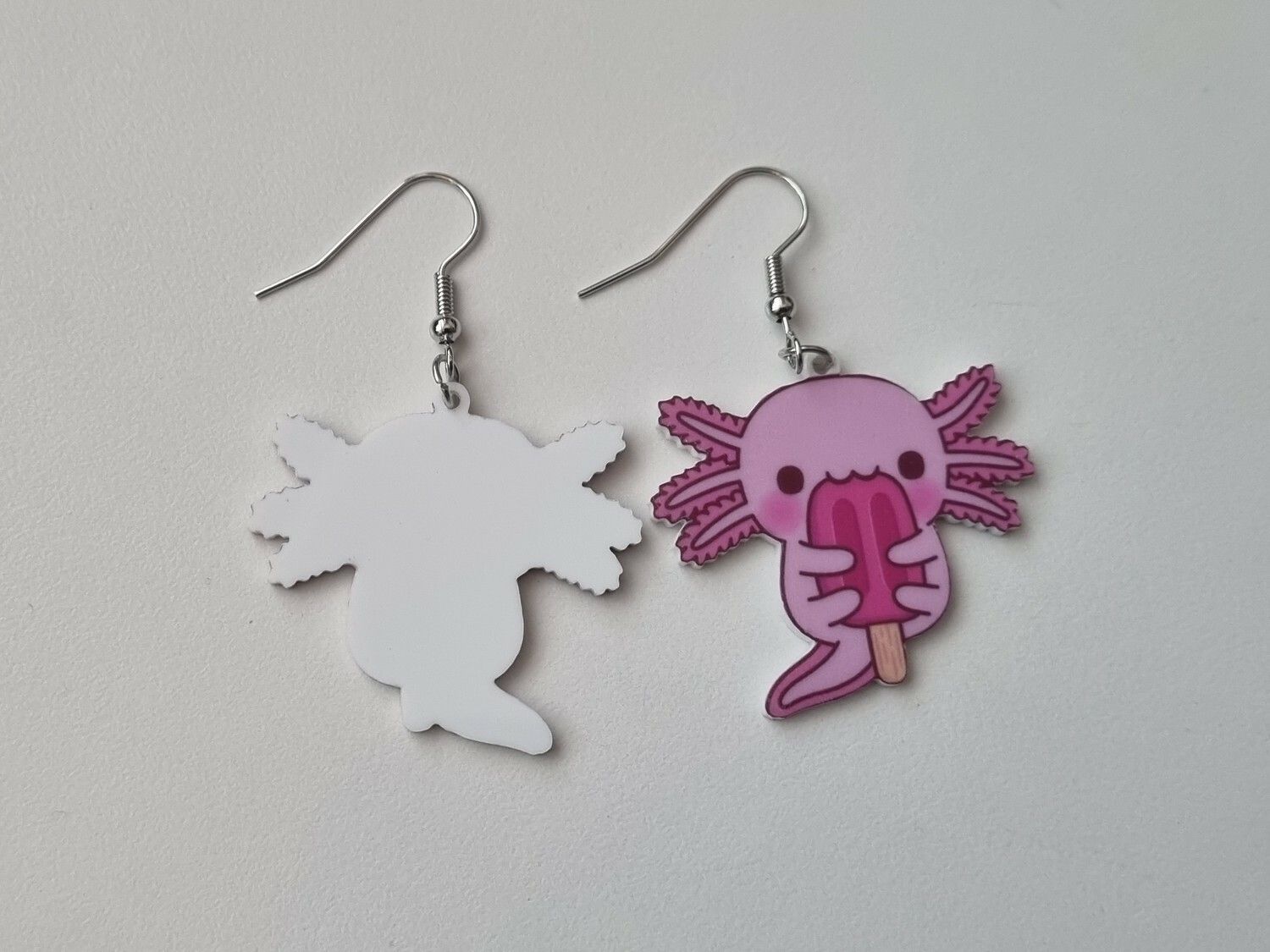 Ett par örhängen, Axolotl med glass