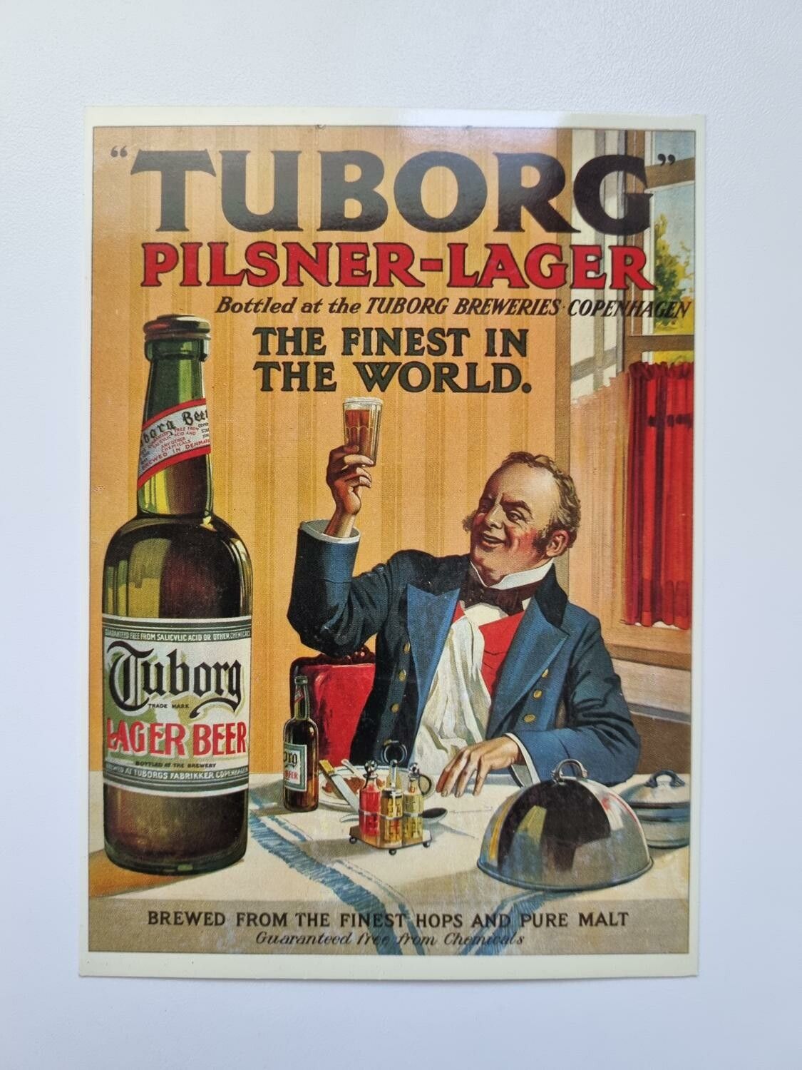 Vykort - Tuborg Bryggerierna AB, Köpenhamn