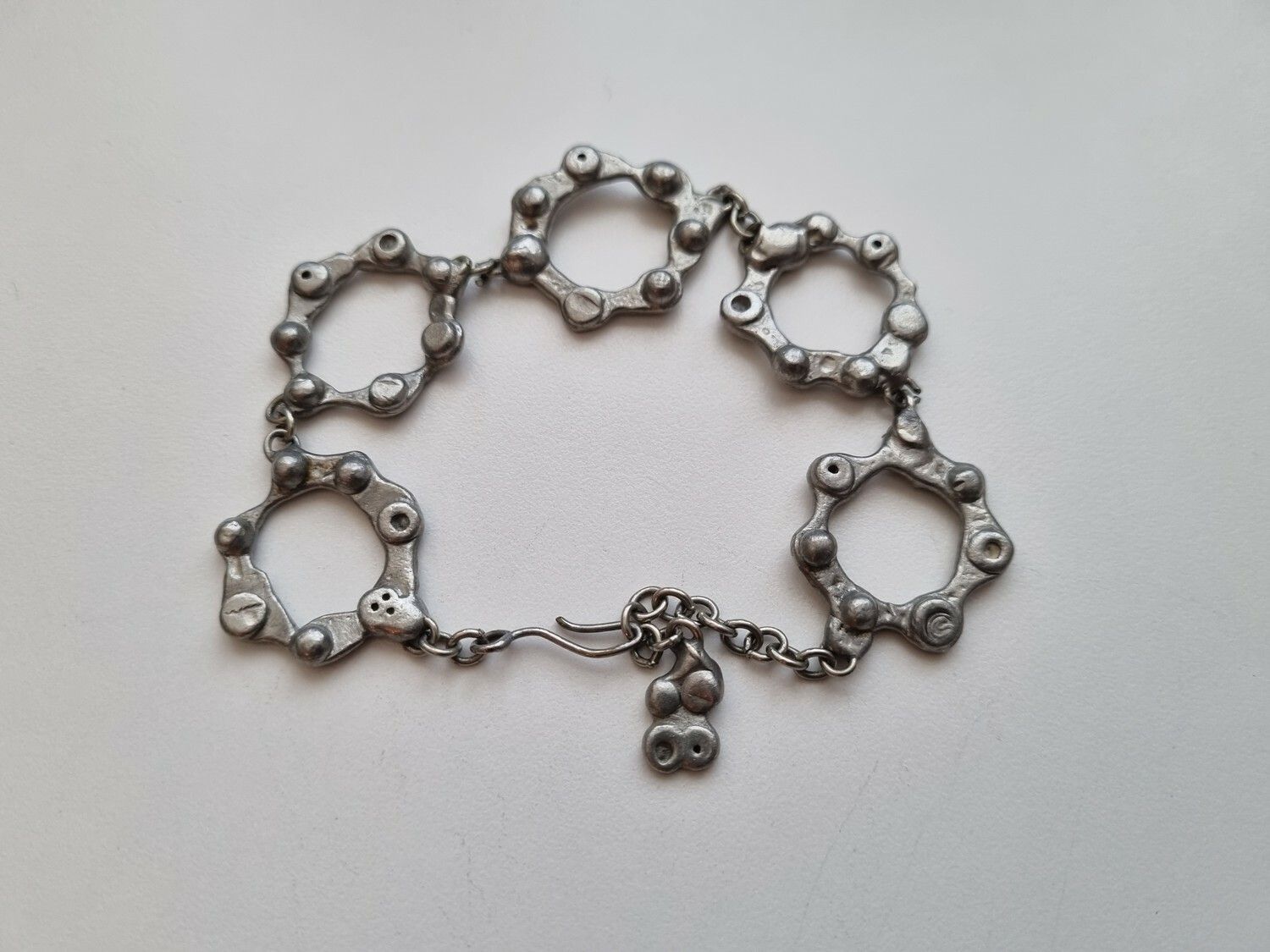 Armband, stora länkar / kugghjul (37,3 gram)