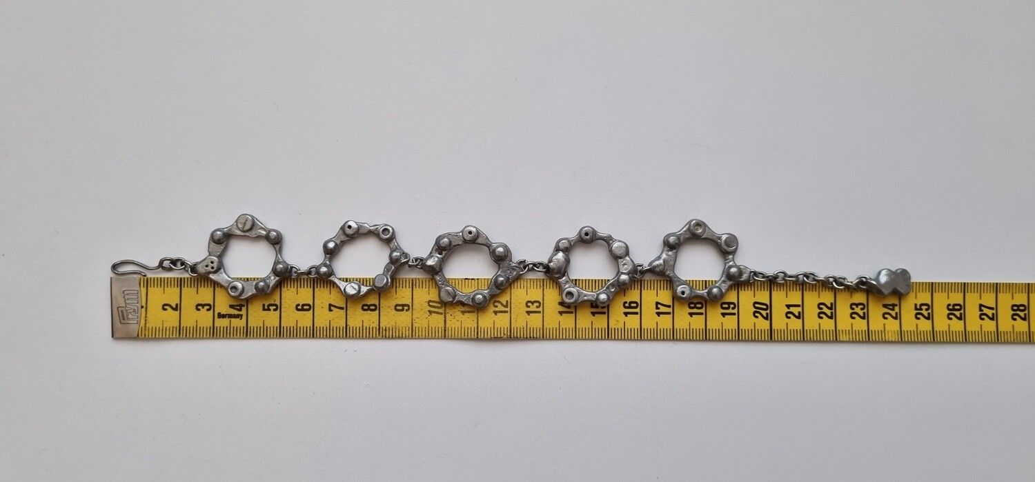 Armband, stora länkar / kugghjul (37,3 gram)