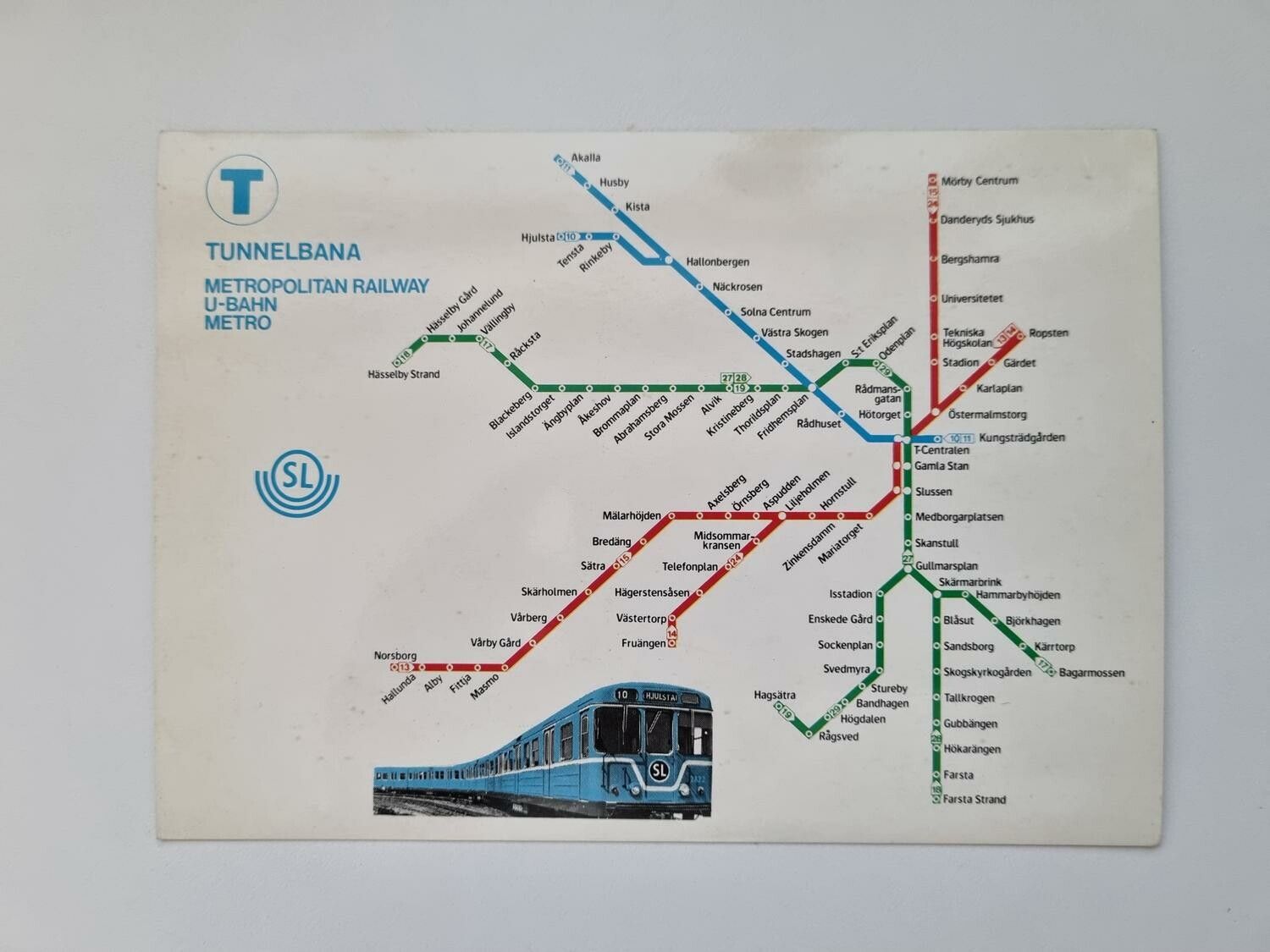 Vykort - Tunnelbana. Good Old Days 268