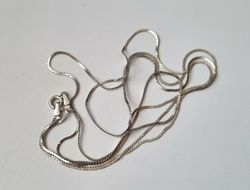 Tunt halsband / halslänk i sterling 925 ITALY