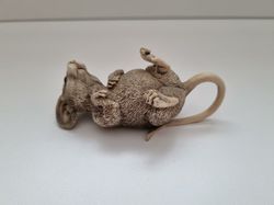 Figurin råtta/mus i keramik