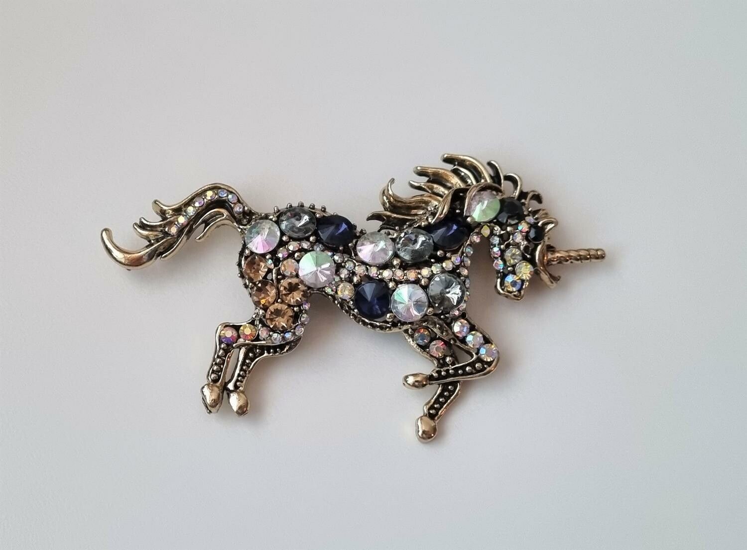 1 st detaljrik brosch hänge - Enhörning
