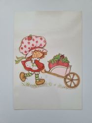 Vykort - Vintage- / retrovykort - Strawberry Shortcake 2