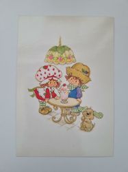 Vykort - Vintage- / retrovykort - Strawberry Shortcake 4