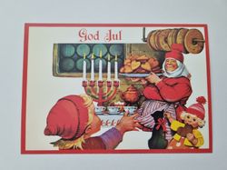 Vykort - Julkort, God Jul