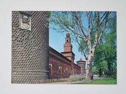 Vykort - Milano, Sforzesco Castle