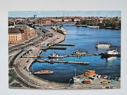 Vykort - Stockholm, Skeppsbron