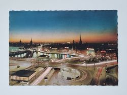 Vykort - Stockholm, Slussen och Gamla Sta'n