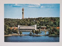 Vykort - Stockholm, Wasavarvet och Kaknästornet