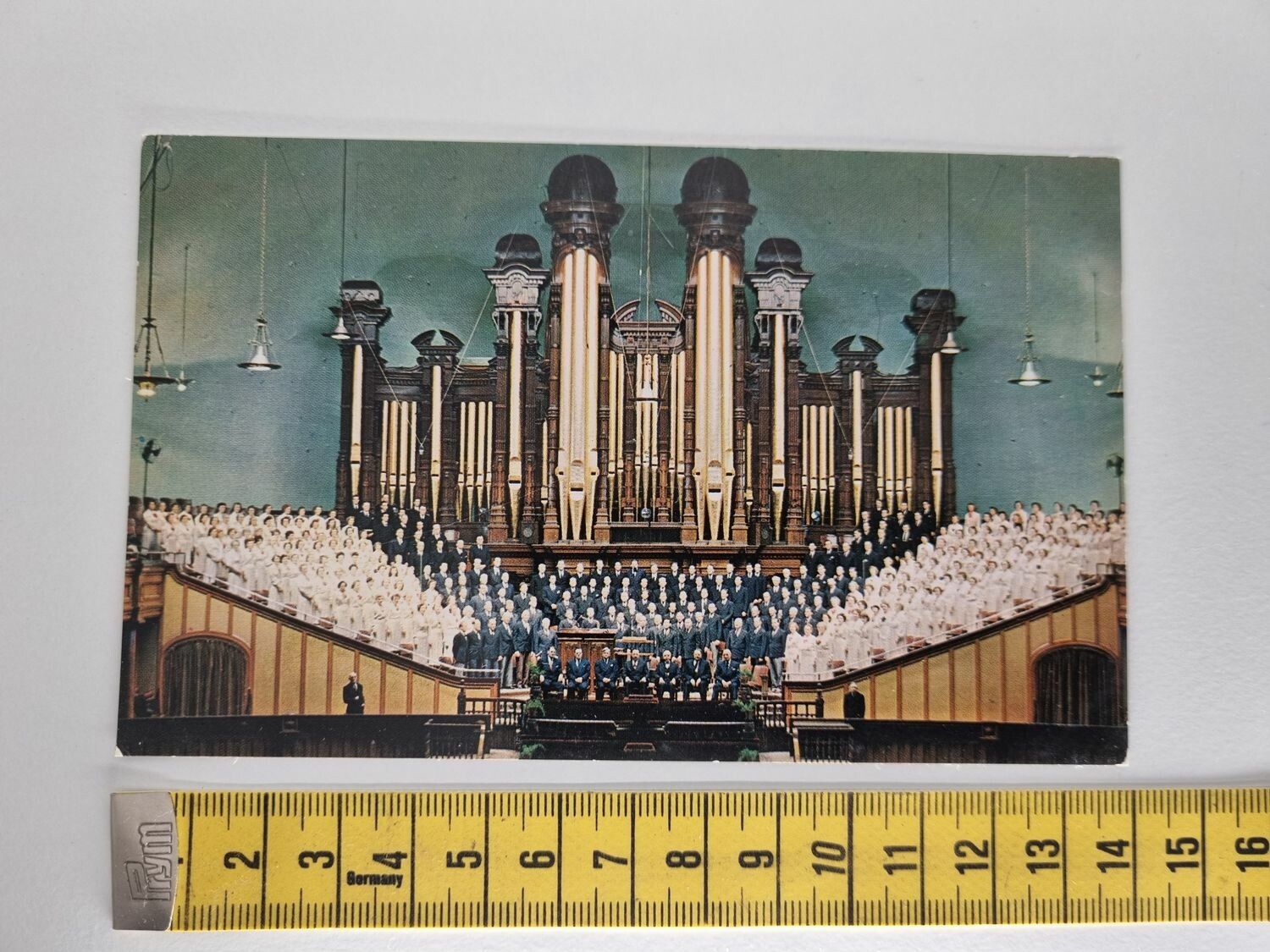 Vykort World-famous Choir and Organ of the Mormon Tabernacle