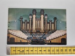 Vykort World-famous Choir and Organ of the Mormon Tabernacle