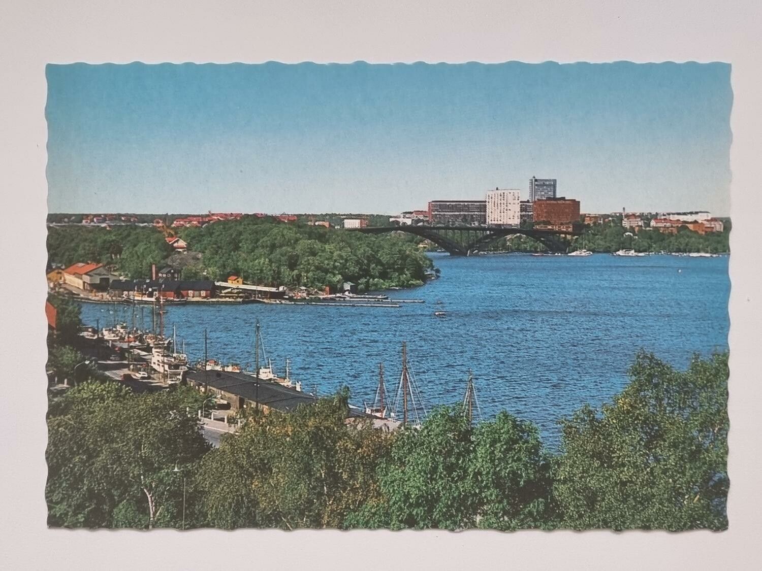 Vykort - Stockholm, Västerbron och Marieberg