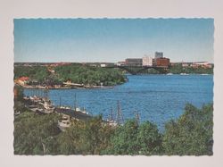 Vykort - Stockholm, Västerbron och Marieberg
