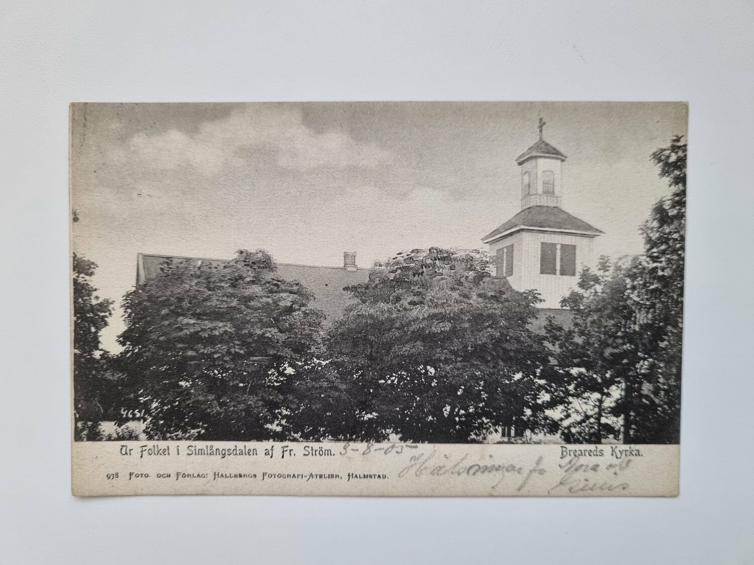 Vykort / Brefkort Breareds Kyrka 1905