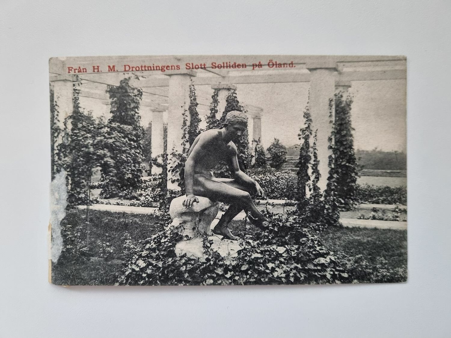 Vykort / brevkort H. M. Drottningens Slott Solliden på Öland 1909